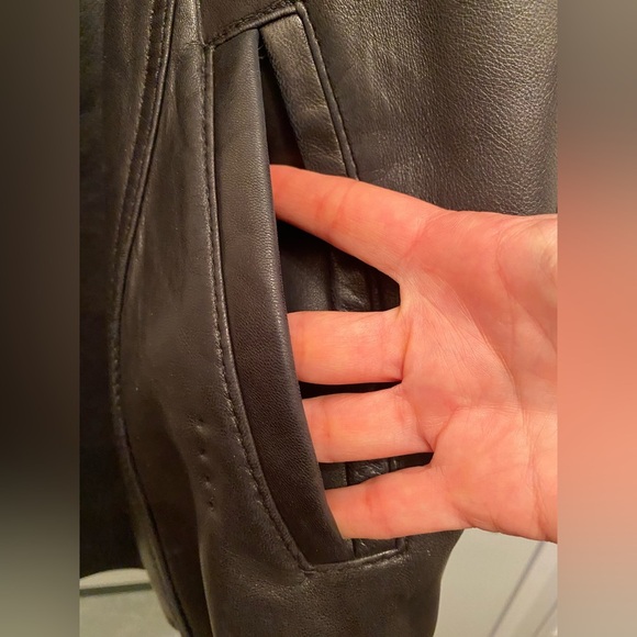 Vintage Kit Leather Blazer size Medium - Picture 4 of 5